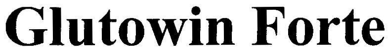 Mẫu nhãn hiệu Glutowin Forte