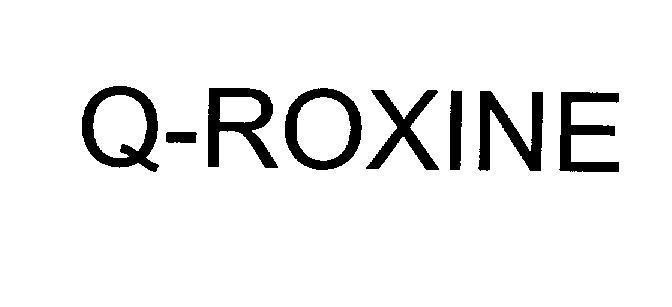 Mẫu nhãn hiệu Q-ROXINE