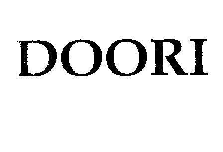 Mẫu nhãn hiệu DOORI