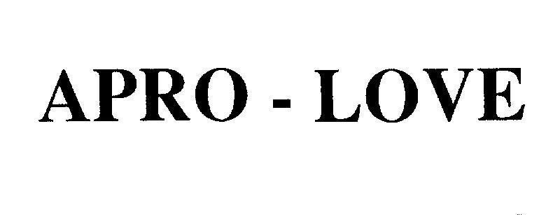 Mẫu nhãn hiệu APRO - LOVE