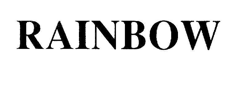 Mẫu nhãn hiệu RAINBOW