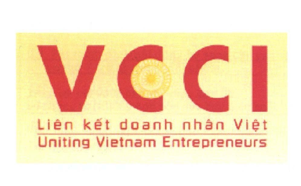 Mẫu nhãn hiệu VCCI Liên kết doanh nhân Việt Uniting Vietnam Entrepreneurs