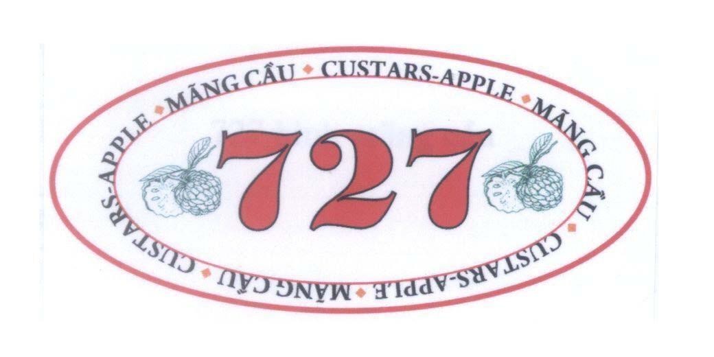 Mẫu nhãn hiệu 727 Mãng Cầu CUSTARS-APPLE