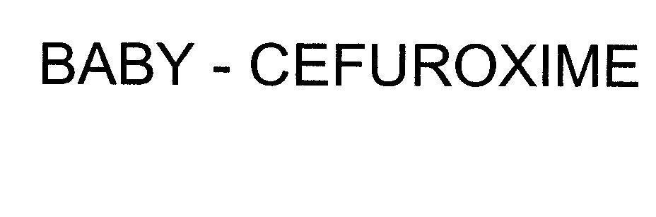 Mẫu nhãn hiệu BABY - CEFUROXIME
