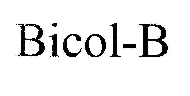 Mẫu nhãn hiệu Bicol - B