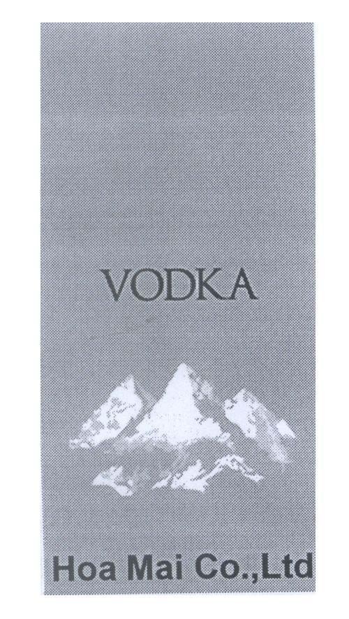 Mẫu nhãn hiệu VODKA Hoa Mai Co., Ltd