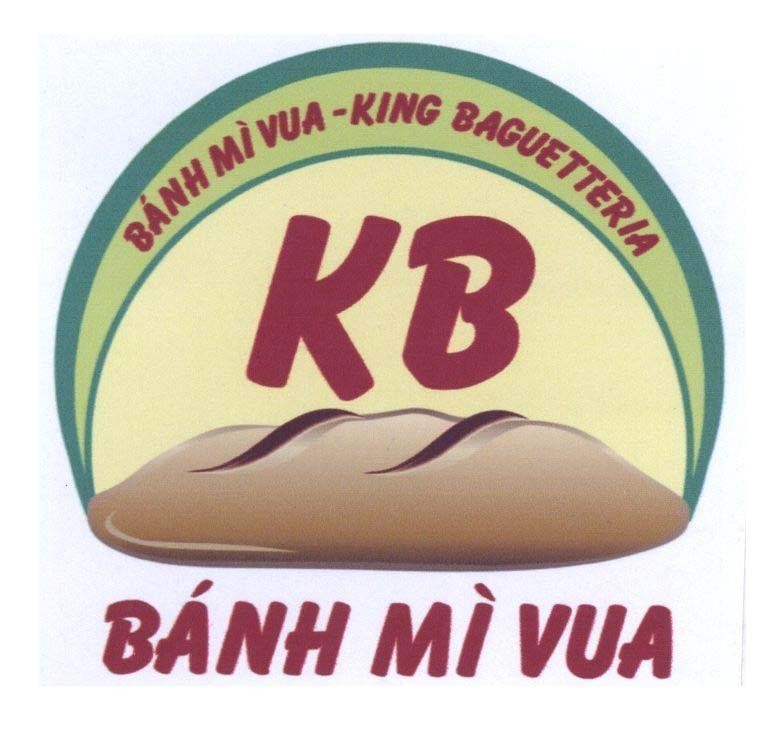Mẫu nhãn hiệu KB Bánh Mì Vua - KING BAGUETTERIA