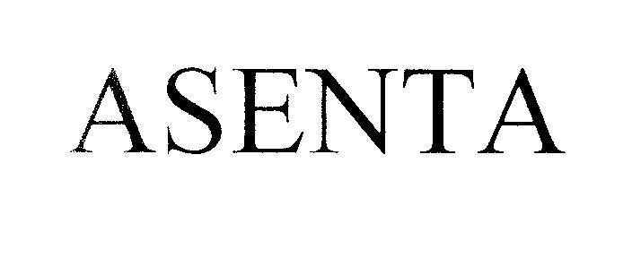 Mẫu nhãn hiệu ASENTA