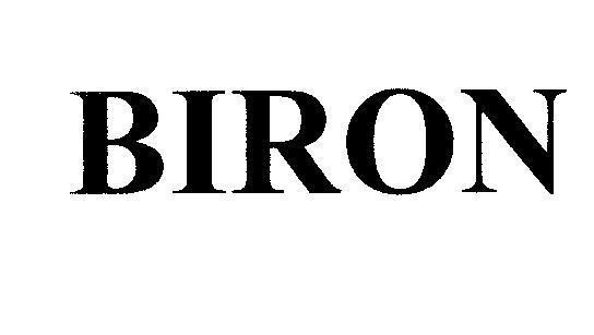 Mẫu nhãn hiệu BIRON