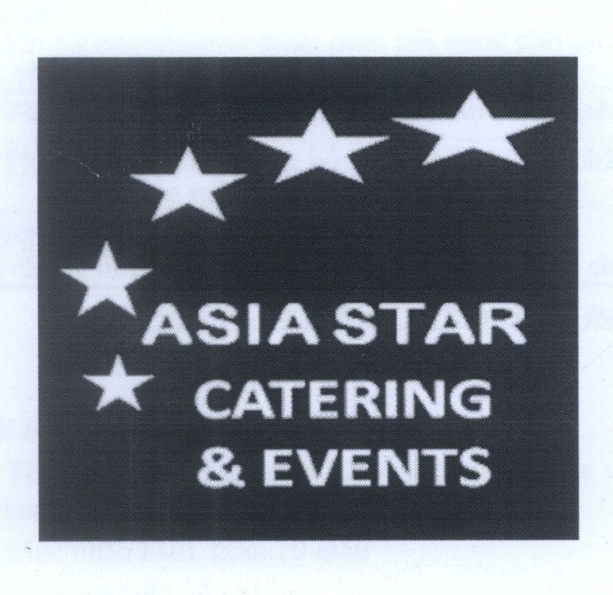 Mẫu nhãn hiệu ASIA STAR CATERING & EVENTS