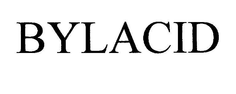 Mẫu nhãn hiệu BYLACID
