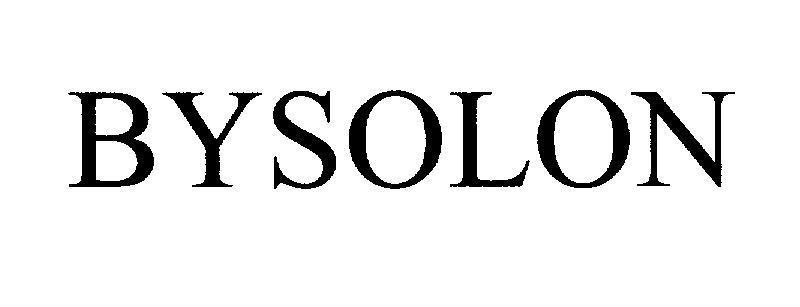 Mẫu nhãn hiệu BYSOLON