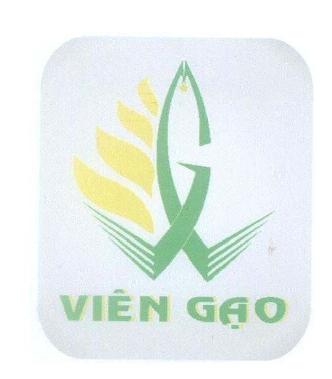 Mẫu nhãn hiệu VG V G Viên Gạo