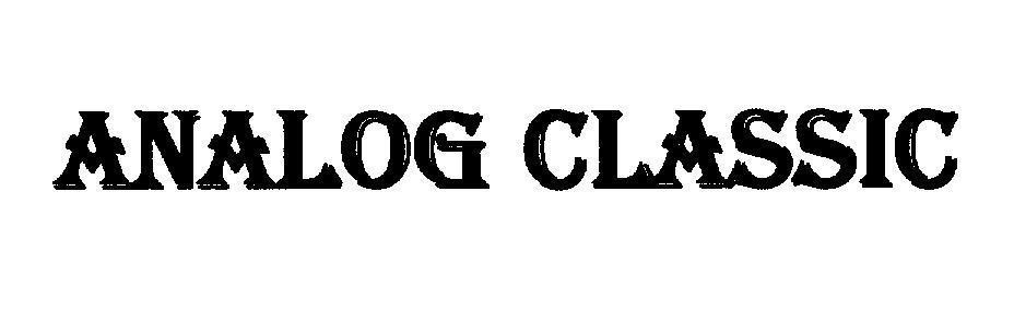 Mẫu nhãn hiệu ANALOG CLASSIC