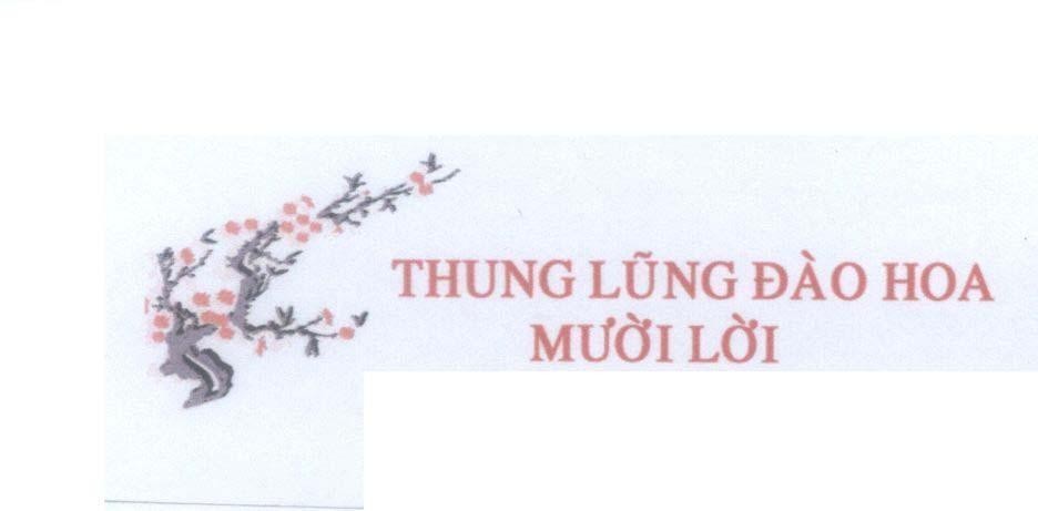 Mẫu nhãn hiệu Thung Lũng Đào Hoa Mười Lời
