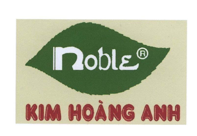 Mẫu nhãn hiệu Noble Kim Hoàng Anh