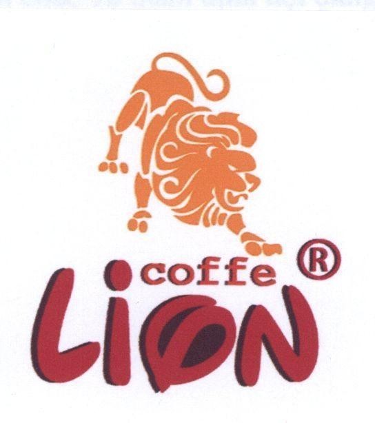 Mẫu nhãn hiệu coffe Lion