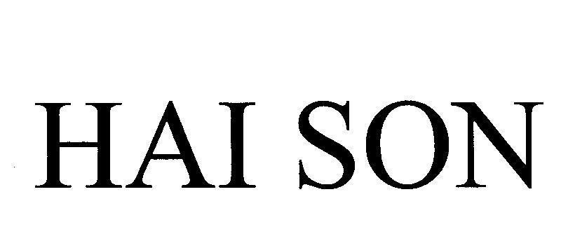 Mẫu nhãn hiệu HAI SON