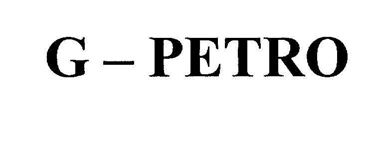 Mẫu nhãn hiệu G - PETRO