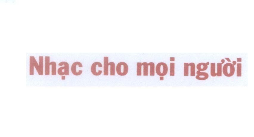 Mẫu nhãn hiệu Nhạc cho mọi người