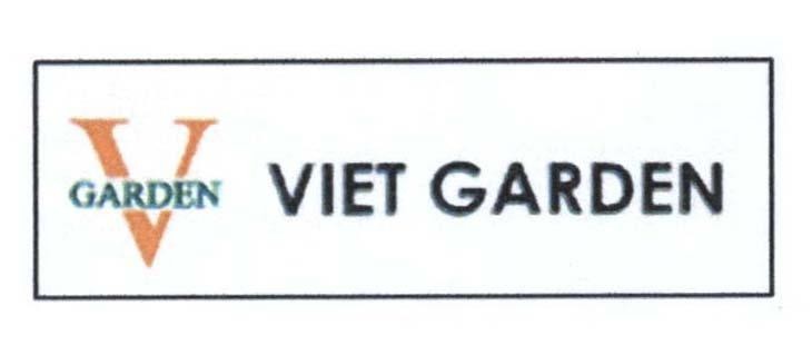 Mẫu nhãn hiệu V GARDEN VIET GARDEN