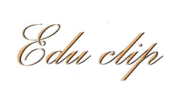 Mẫu nhãn hiệu Edu clip