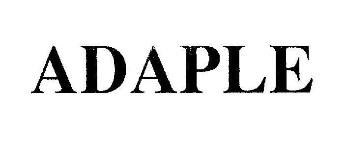 Mẫu nhãn hiệu ADAPLE