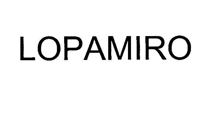 Mẫu nhãn hiệu LOPAMlRO