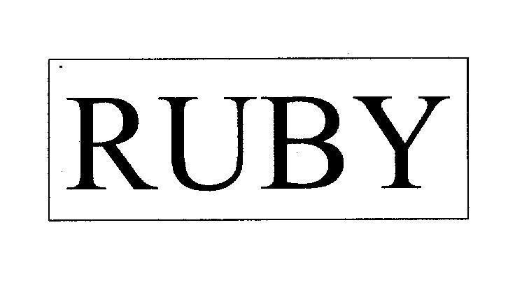 Mẫu nhãn hiệu RUBY