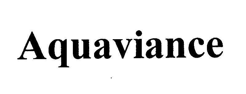 Mẫu nhãn hiệu Aquaviance