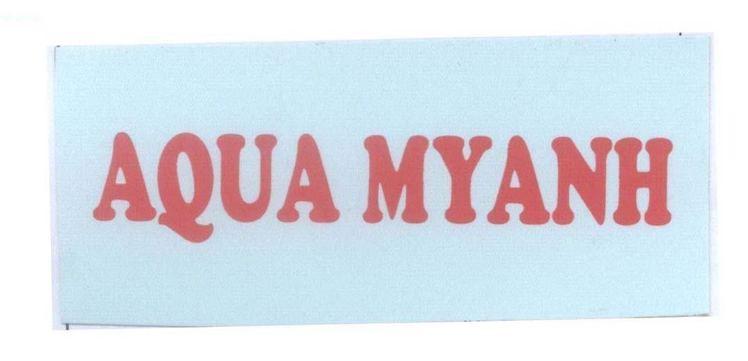 Mẫu nhãn hiệu AQUA MYANH