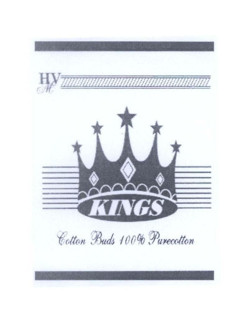 Mẫu nhãn hiệu KINGS HV M Cotton Buds 100% Purecotton