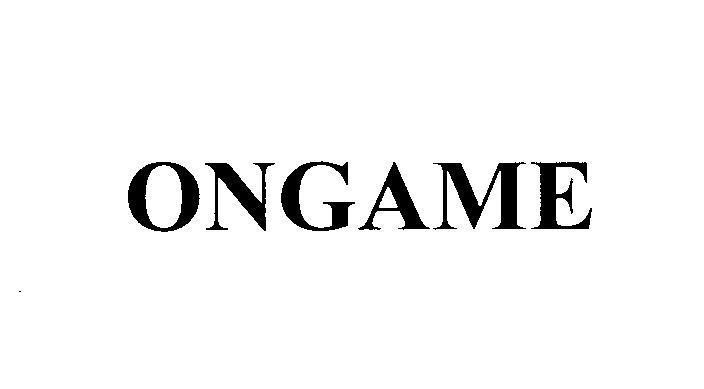 Mẫu nhãn hiệu ONGAME
