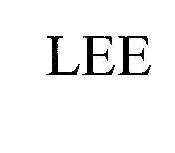 Mẫu nhãn hiệu LEE