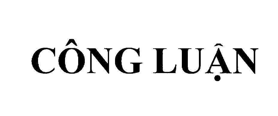 Mẫu nhãn hiệu Công Luận