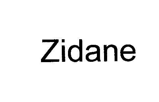 Mẫu nhãn hiệu Zidane