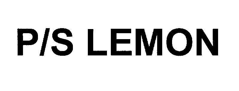 Mẫu nhãn hiệu P/S LEMON