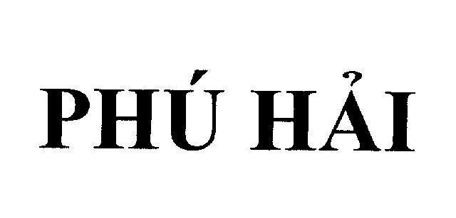 Mẫu nhãn hiệu Phú Hải