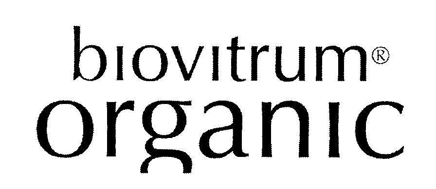 Mẫu nhãn hiệu biovitrum organic