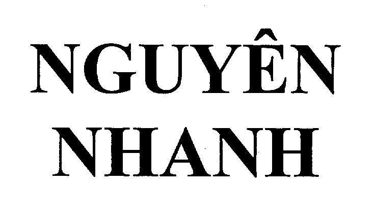 Mẫu nhãn hiệu NGUYÊN NHANH