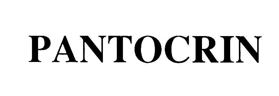 Mẫu nhãn hiệu PANTOCRIN