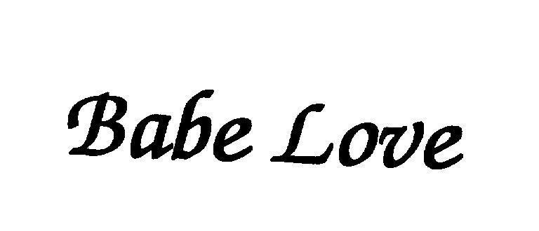 Mẫu nhãn hiệu Babe Love