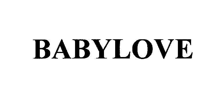 Mẫu nhãn hiệu BABYLOVE