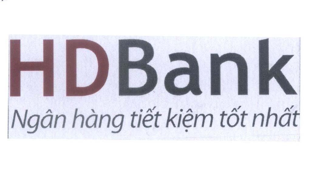 Mẫu nhãn hiệu HDBank Ngân hàng tiết kiệm tốt nhất