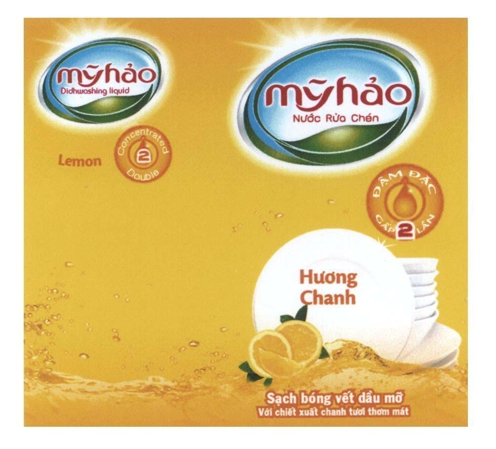 Mẫu nhãn hiệu mỹ hảo Dishwashing liquid Lemon concentrated Double nước rửa chén Hương Chanh Sạch bóng vết dầu mỡ Đậm Đặc Gấp 2 Lần