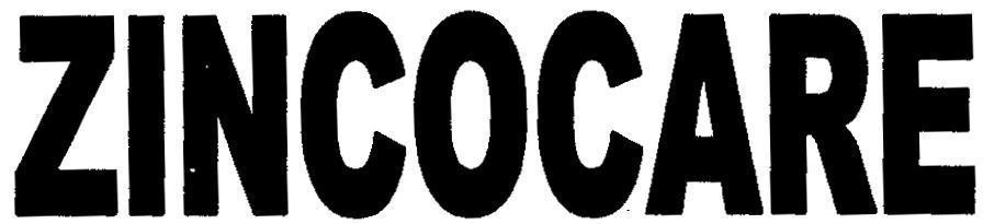 Mẫu nhãn hiệu ZINCOCARE