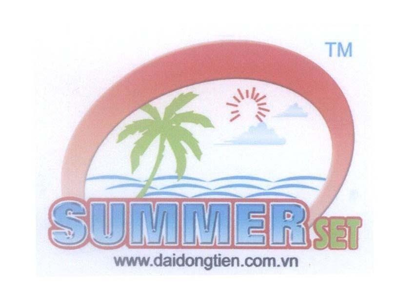 Mẫu nhãn hiệu SUMMER SET TM www.daidongtien.com.vn