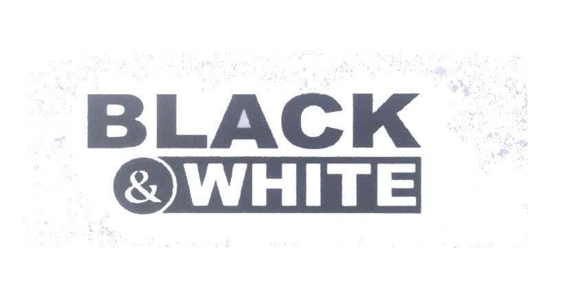 Mẫu nhãn hiệu BLACK & WHITE