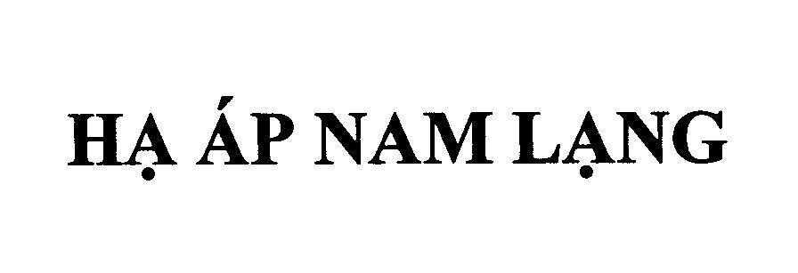 Mẫu nhãn hiệu Hạ áp Nam Lạng