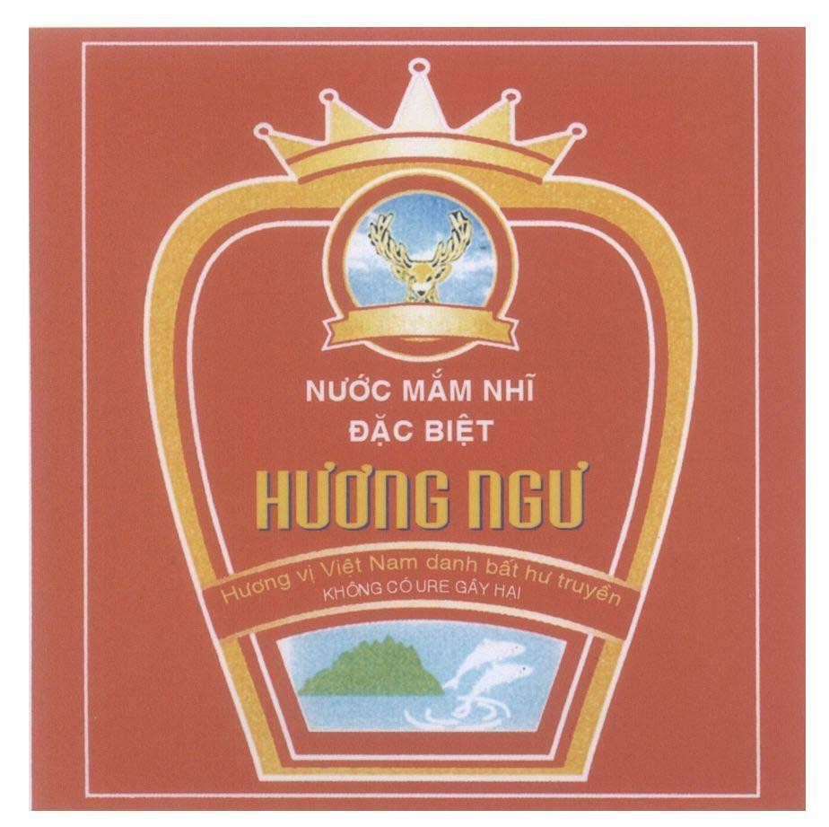 Mẫu nhãn hiệu Hương Ngư Nước Mắm Nhĩ Đặc Biệt Hương vị Việt Nam danh bất hư truyền Không Có URE Gây Hại